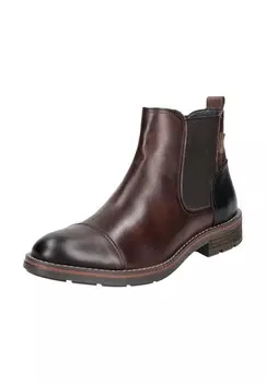 Кожаные/текстильные ботильоны PIKOLINOS, темно-коричневый