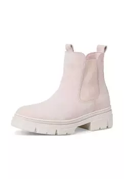 Кожаные/текстильные ботильоны Tamaris, цвет Rose