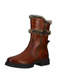 Кожаные/текстильные ботильоны TT BAGATT, коньячный