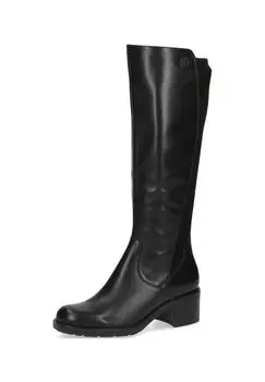 Кожаные/текстильные ботинки Caprice, черный