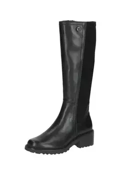 Кожаные/текстильные ботинки Caprice, черный