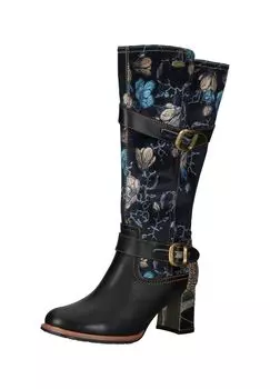 Кожаные/текстильные ботинки LAURA VITA, цвет Schwarz Kombi