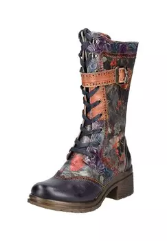 Кожаные/текстильные ботинки LAURA VITA, фиолетовый