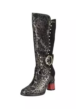 Кожаные/текстильные ботинки LAURA VITA, серебряный