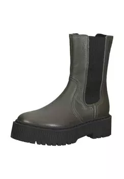 Кожаные/текстильные ботинки STEVE MADDEN, хаки