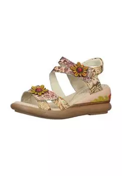 Кожаные/текстильные сандалии LAURA VITA, цвет Mehrfarbig