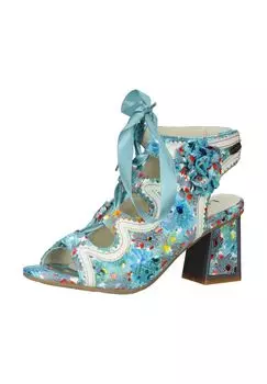 Кожаные/текстильные сандалии LAURA VITA, цвет Mehrfarbig