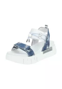 Кожаные/текстильные сандалии NeroGiardini, цвет Jeans