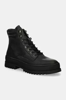 Кожаные треккинговые ботинки Blauer IUKA, черный