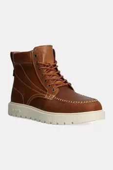Кожаные треккинговые ботинки Levi's ABNER RED TAB, коричневый