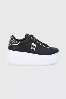 Кожаные туфли ANAKAPRI KL63529.000 Karl Lagerfeld, черный
