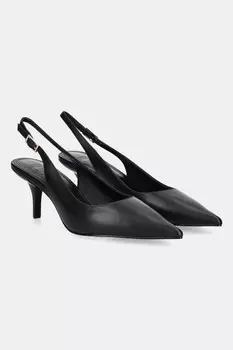 Кожаные туфли Answear.Lab, черный