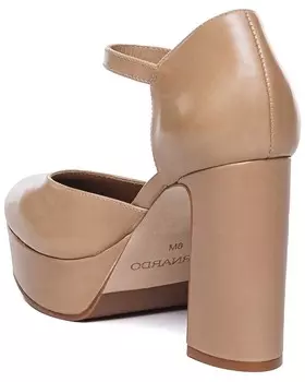 Кожаные туфли Bernardo Valencia, бежевый