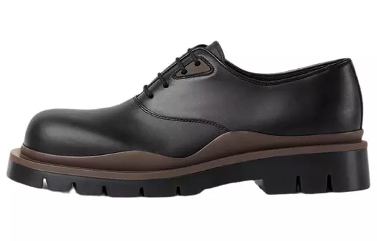 Кожаные туфли Bottega Veneta, черный