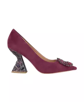 Кожаные туфли броги с декором Alma En Pena, красный