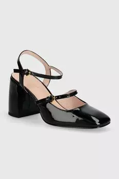 Кожаные туфли Coccinelle, черный