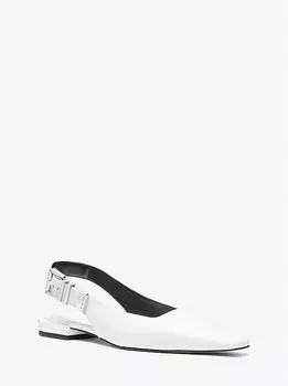 Кожаные туфли Darrington Flat Michael Kors, белый