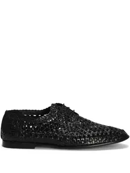 Кожаные туфли дерби Dolce & Gabbana, черный