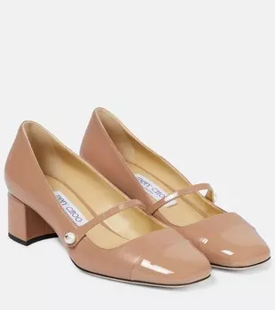 Кожаные туфли Elisa 45 Jimmy Choo, розовый