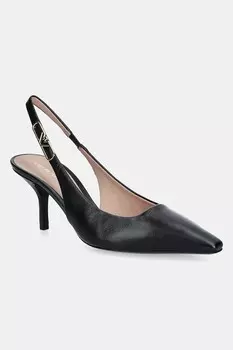 Кожаные туфли Emporio Armani, черный