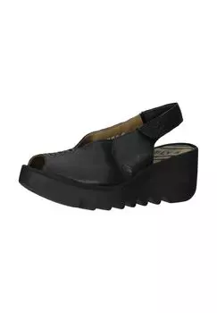 Кожаные туфли Fly London, черный