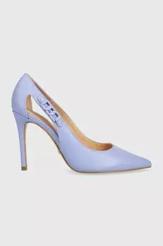 Кожаные туфли Gabbi на высоком каблуке Guess, фиолетовый