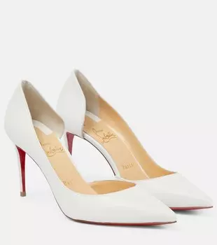 Кожаные туфли Iriza 85 Christian Louboutin, белый