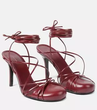 Кожаные туфли joan The Row, красный