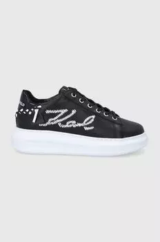 Кожаные кроссовки KAPRI KL62572.000 Karl Lagerfeld, черный