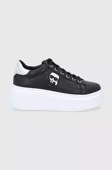 Кожаные туфли KL63530.000 Karl Lagerfeld, черный