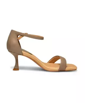 Кожаные туфли Leah с ремешком на щиколотке Shoe The Bear, бежевый