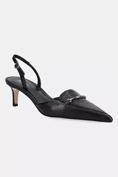 Кожаные туфли-лодочки Lena Michael Michael Kors, черный