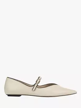 Кожаные туфли-лодочки mary jane ballerina от noa Sam Edelman, цвет Ivory/Black