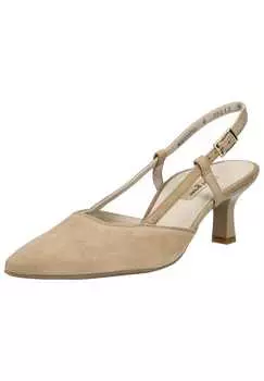 Кожаные туфли-лодочки Paul Green, коричневый