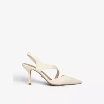 Кожаные туфли-лодочки с симметрией Carvela, цвет bone