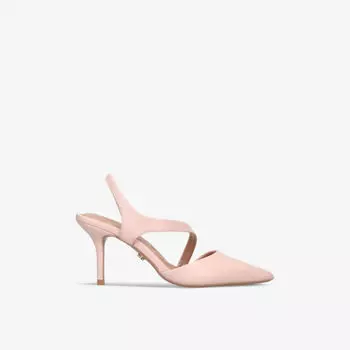 Кожаные туфли-лодочки с симметрией Carvela, розовый