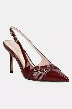 Кожаные туфли-лодочки SLING BACK BUCKLE S Guess, красный