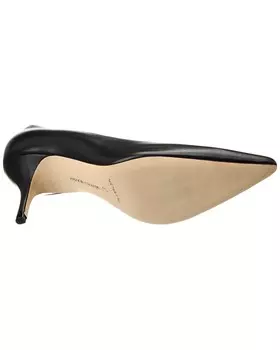 Кожаные туфли Manolo Blahnik Kietta 70, черный