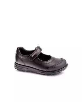 Кожаные туфли Мэри Джейн для девочек на застежке-липучке Pablosky, коричневый