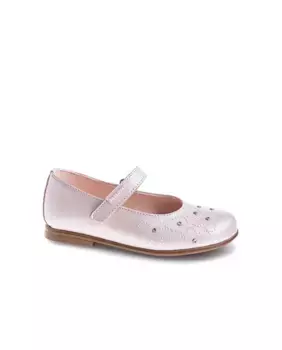 Кожаные туфли Мэри Джейн для девочек на застежке-липучке Pablosky, розовый