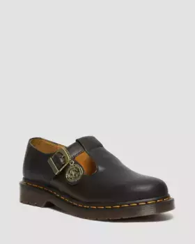 Кожаные туфли Мэри Джейн Dr. Martens T-Bar Regency Regency, цвет Black — Regency Calf
