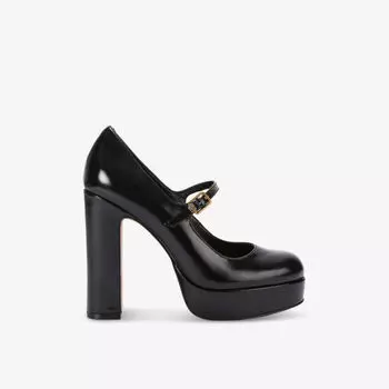 Кожаные туфли Мэри-Джейн на каблуке Regent Kurt Geiger London, черный