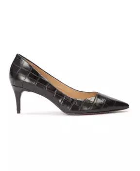 Кожаные туфли на низком каблуке Kazar, черный