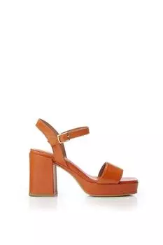 Кожаные туфли на платформе "Марциана" Moda In Pelle, оранжевый