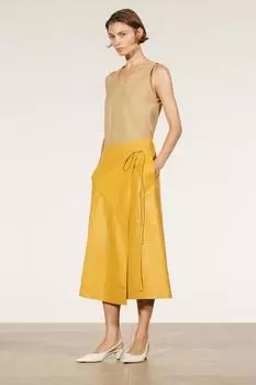 Кожаные туфли на сборке ZARA, белый