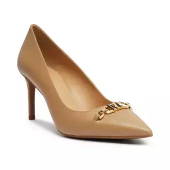 Кожаные туфли на шпильке Michael Kors, коричневый