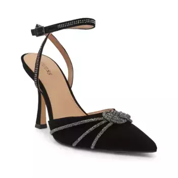 Кожаные туфли на шпильке Syena Guess, черный