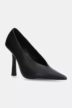 Кожаные туфли на высоком каблуке Sedona Steve Madden, черный