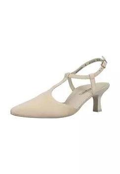 Кожаные туфли paul green, бежевый