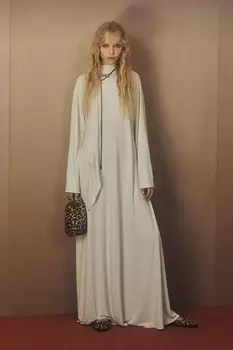 Кожаные туфли с животным принтом x kate moss ZARA, цвет leopard